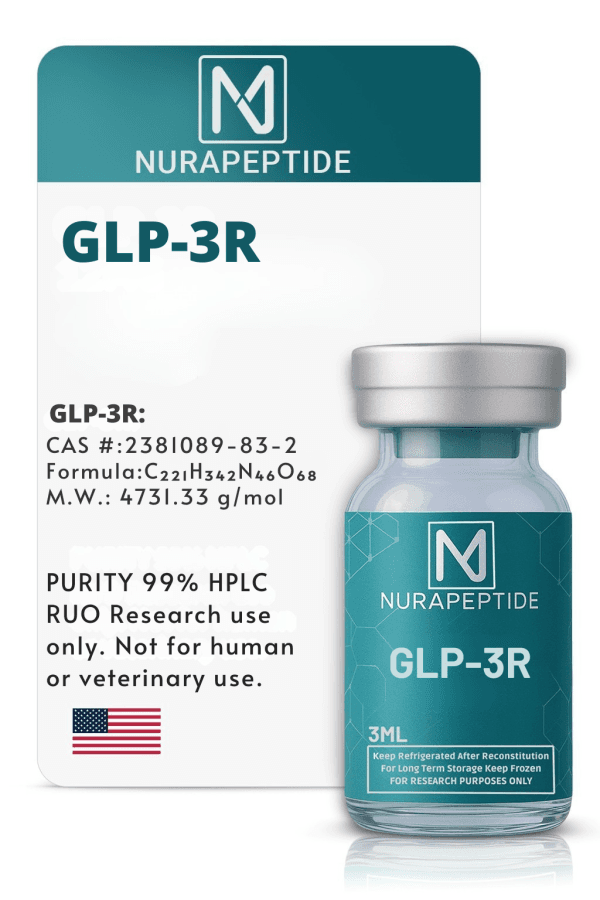 Nura Peptide GLP-3R research vial